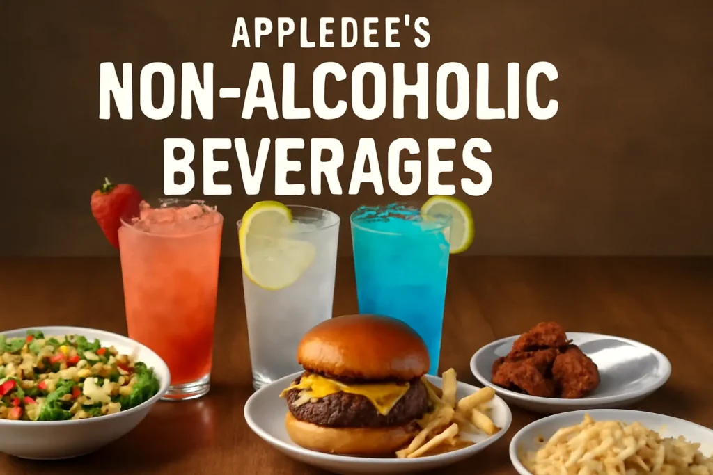 Applebees Non-Alcoholic Beverages menu with prices
