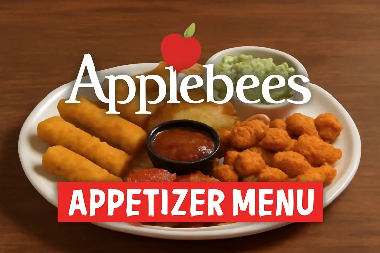 Applebee's Appetizers menu with prices