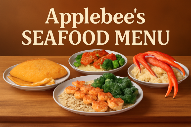 Applebees seafood menu with prices