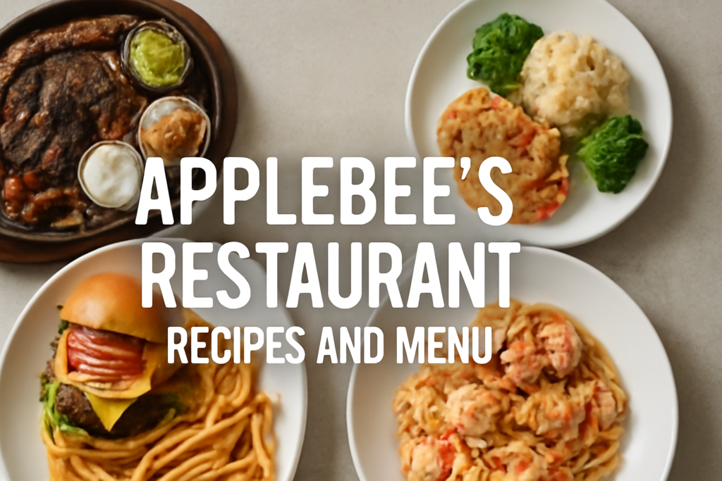 Applebee's Restaurant Recipes and Menu