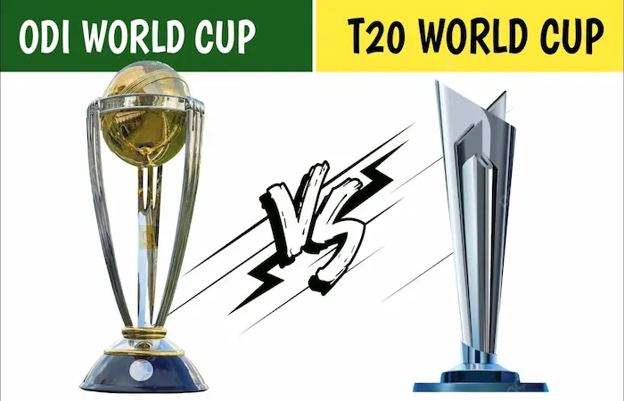 The differences between the Cricket World Cups and the T20 World Cups